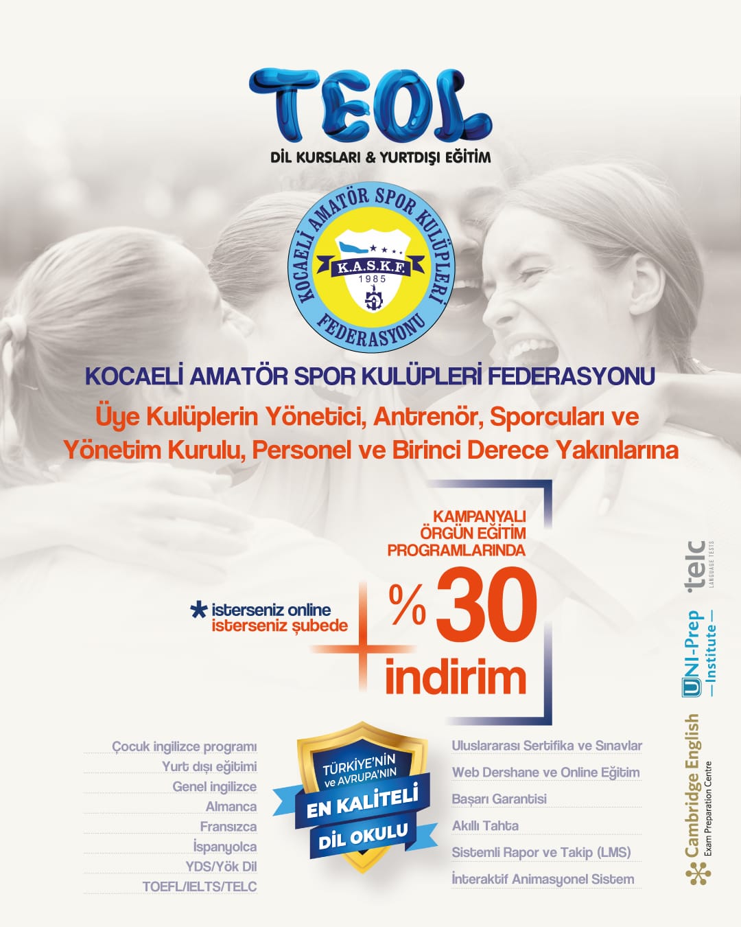 TEOL DİL KURSLARI İLE FEDERASYONUMUZ ARASINDA İMZALANAN PROTOKOL ...!!!